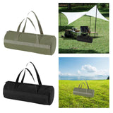 Maxbell Camping Tent Stakes Storage Bag Wind Ropes Pouch Carpenter Versatile Handbag Black