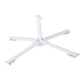Maxbell Patio Umbrella Stand Sturdy Sun Shade Umbrella Stand for Terrace Deck Garden White No Water Bag