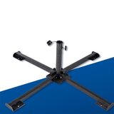 Maxbell Patio Umbrella Stand Sturdy Sun Shade Umbrella Stand for Terrace Deck Garden Black With Water Bag