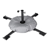 Maxbell Patio Umbrella Stand Sturdy Sun Shade Umbrella Stand for Terrace Deck Garden Black With Water Bag