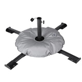 Maxbell Patio Umbrella Stand Sturdy Sun Shade Umbrella Stand for Terrace Deck Garden Black With Water Bag