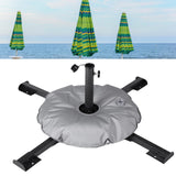 Maxbell Patio Umbrella Stand Sturdy Sun Shade Umbrella Stand for Terrace Deck Garden Black With Water Bag
