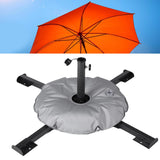 Maxbell Patio Umbrella Stand Sturdy Sun Shade Umbrella Stand for Terrace Deck Garden Black With Water Bag