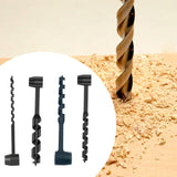 Maxbell Hand Auger Wrench Wood Drill Manual Tool for Shelter Building Hiking Camping 10x260 mm