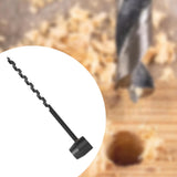 Maxbell Hand Auger Wrench Wood Drill Manual Tool for Shelter Building Hiking Camping 10x260 mm