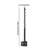 Maxbell Hand Auger Wrench Wood Drill Manual Tool for Shelter Building Hiking Camping 10x260 mm