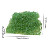 Maxbell Flower Grass Tuft Model Railway Artificial Grass for Miniature Scenery Decor Style A