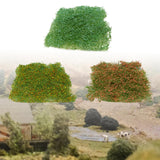 Maxbell Flower Grass Tuft Model Railway Artificial Grass for Miniature Scenery Decor Style A