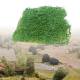 Maxbell Flower Grass Tuft Model Railway Artificial Grass for Miniature Scenery Decor Style A