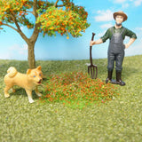 Maxbell Flower Grass Tuft Model Railway Artificial Grass for Miniature Scenery Decor Style B