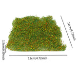 Maxbell Flower Grass Tuft Model Railway Artificial Grass for Miniature Scenery Decor Style B