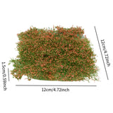 Maxbell Flower Grass Tuft Model Railway Artificial Grass for Miniature Scenery Decor Style C