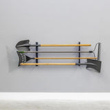 Maxbell Garden Iron Tools Storage Rack Heavy Duty Construction Shovel Rake Organizer