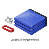 Maxbell above Ground Round Pool Cover Portable Versatile Thick PE Material Dustproof 12 Feet