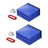 Maxbell above Ground Round Pool Cover Portable Versatile Thick PE Material Dustproof 12 Feet