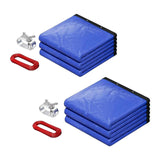Maxbell above Ground Round Pool Cover Portable Versatile Thick PE Material Dustproof 12 Feet