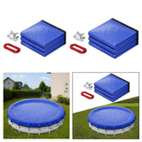 Maxbell above Ground Round Pool Cover Portable Versatile Thick PE Material Dustproof 12 Feet