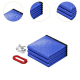 Maxbell above Ground Round Pool Cover Portable Versatile Thick PE Material Dustproof 12 Feet