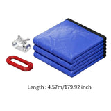 Maxbell above Ground Round Pool Cover Portable Versatile Thick PE Material Dustproof 15 Feet