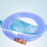 Maxbell Clear Self Priming Siphon Hose 1/2 inch Pump Transfer for Gasoline Oil Fluid