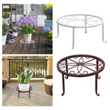 Maxbell Flower Pot Stand Multifunctional Convenient Heavy Duty for Patio Home Garden White