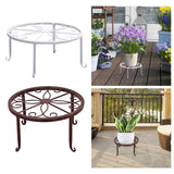 Maxbell Flower Pot Stand Multifunctional Convenient Heavy Duty for Patio Home Garden White