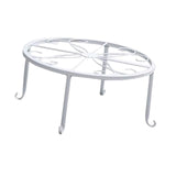 Maxbell Flower Pot Stand Multifunctional Convenient Heavy Duty for Patio Home Garden White