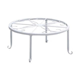 Maxbell Flower Pot Stand Multifunctional Convenient Heavy Duty for Patio Home Garden White
