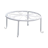 Maxbell Flower Pot Stand Multifunctional Convenient Heavy Duty for Patio Home Garden White