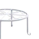 Maxbell Flower Pot Stand Multifunctional Convenient Heavy Duty for Patio Home Garden White