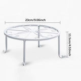 Maxbell Flower Pot Stand Multifunctional Convenient Heavy Duty for Patio Home Garden White