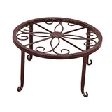Maxbell Flower Pot Stand Multifunctional Convenient Heavy Duty for Patio Home Garden Brown