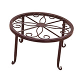 Maxbell Flower Pot Stand Multifunctional Convenient Heavy Duty for Patio Home Garden Brown