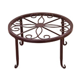 Maxbell Flower Pot Stand Multifunctional Convenient Heavy Duty for Patio Home Garden Brown