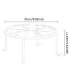 Maxbell Flower Pot Stand Multifunctional Convenient Heavy Duty for Patio Home Garden Brown