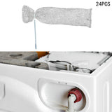 12x Washing Machine Fluff Traps Spare Parts Fluff Snare Traps for Home Laundry 24 Pieces