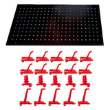 Maxbell Wall Pegboard Organizer Pegboard Panels for Craft Room Living Room Workbench