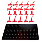 Maxbell Wall Pegboard Organizer Pegboard Panels for Craft Room Living Room Workbench
