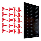 Maxbell Wall Pegboard Organizer Pegboard Panels for Craft Room Living Room Workbench
