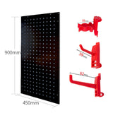 Maxbell Wall Pegboard Organizer Pegboard Panels for Craft Room Living Room Workbench