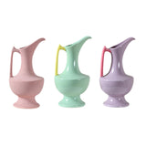 Maxbell Flower Vase with Handles and Spouts Elegant Art for TV Cabinet Wedding Shelf Purple