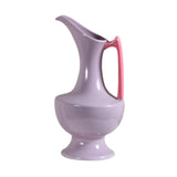 Maxbell Flower Vase with Handles and Spouts Elegant Art for TV Cabinet Wedding Shelf Purple