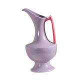 Maxbell Flower Vase with Handles and Spouts Elegant Art for TV Cabinet Wedding Shelf Purple