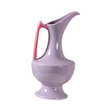 Maxbell Flower Vase with Handles and Spouts Elegant Art for TV Cabinet Wedding Shelf Purple