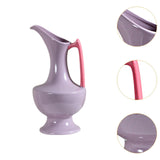 Maxbell Flower Vase with Handles and Spouts Elegant Art for TV Cabinet Wedding Shelf Purple