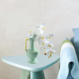 Maxbell Flower Vase with Handles and Spouts Elegant Art for TV Cabinet Wedding Shelf Green