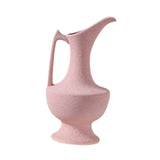 Maxbell Flower Vase with Handles and Spouts Elegant Art for TV Cabinet Wedding Shelf Pink