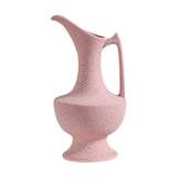 Maxbell Flower Vase with Handles and Spouts Elegant Art for TV Cabinet Wedding Shelf Pink