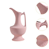 Maxbell Flower Vase with Handles and Spouts Elegant Art for TV Cabinet Wedding Shelf Pink