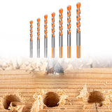 Maxbell 7 Pieces Drill Multifunctional Concrete Drill Kit for Ceramic Brick